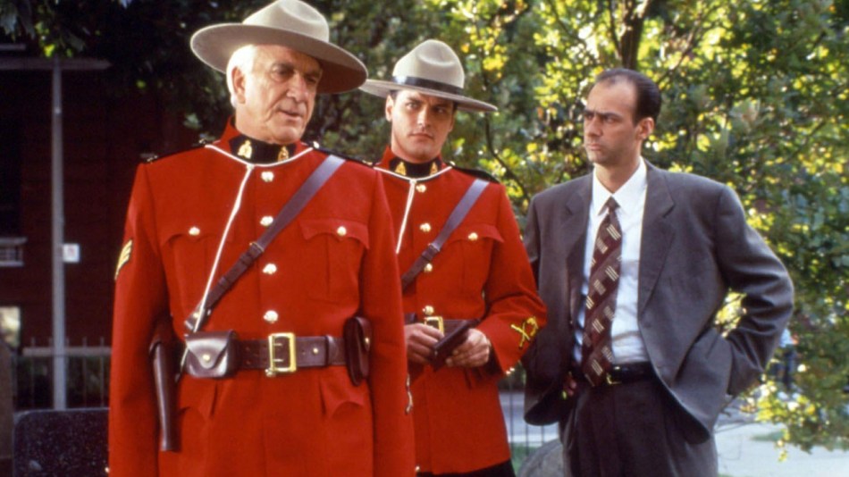 Fan favourite Leslie Nielsen with Paul Gross in Due South