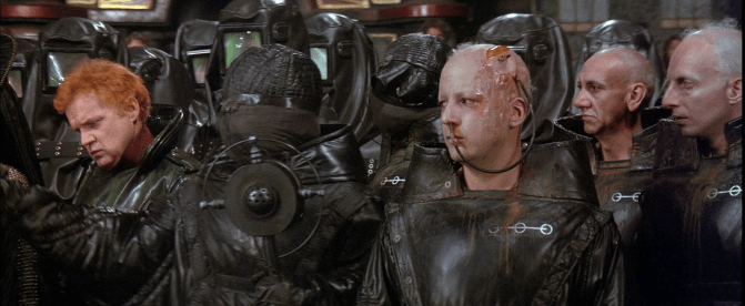 Representatives of the House Harkonnen, the Sardaukar and the Guild Navigators in the David Lynch movie Dune