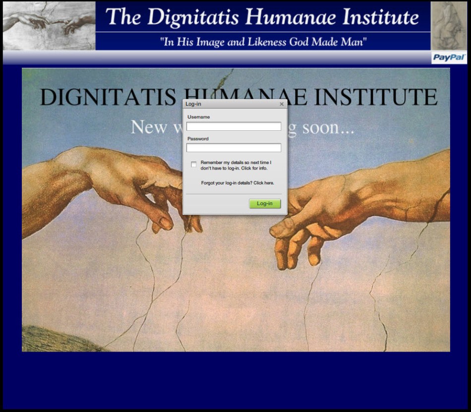 Dignitatis Humanae Institute - Members Only!