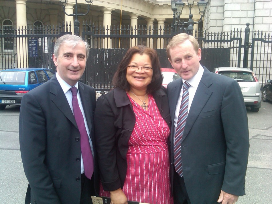Gay Mitchell, Alvida King, Enda Kenny