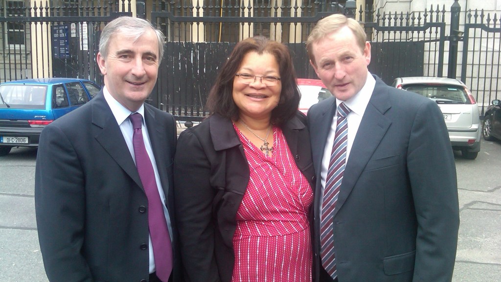 Gay Mitchell, Alvida King, Enda Kenny