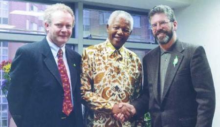 Sinn Féin and the ANC - Martin McGuinness, Nelson Mandela and Gerry Adams
