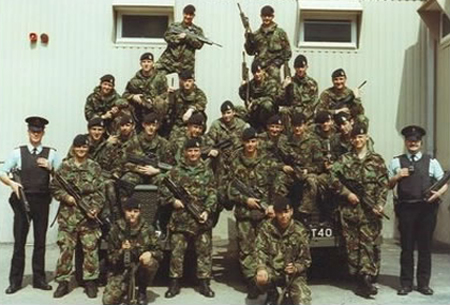 The alphabet soup of British-state militias in Ireland in the 1970s, '80s and '90s - the UDR (now the RIR) and the RUC (now the PSNI)