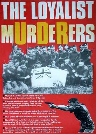The Loyalist Murderers - the British UDR militia and Britain's state-sponsored terrorism in Ireland