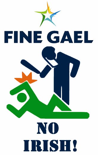Fine Gael - No Irish