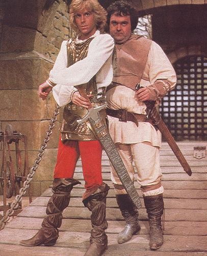 Jeff Conaway and Walter Olkewicz in Wizards and Warriors, 1983