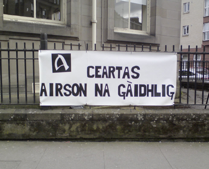 Ceartas Airson Na Gàidhlig - Justice For The Scottish Language