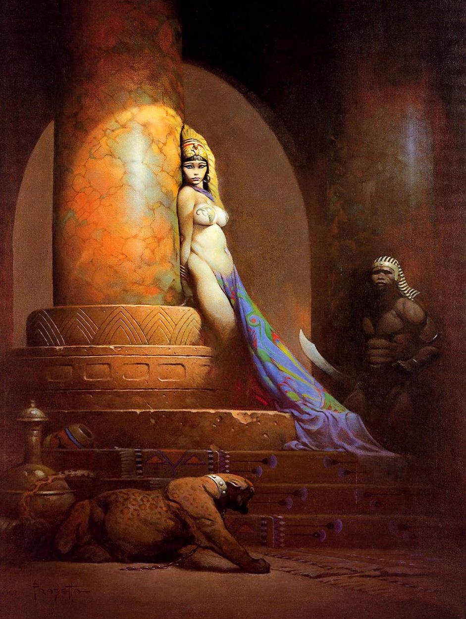 Egyptian Queen by Frank Frazetta (1969)