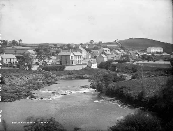 Belleek from the County Donegal or western side of the River Erne