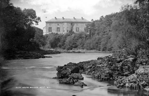 Cliff House on the banks of the River Erne, Belleek, County Fermanagh, Ireland