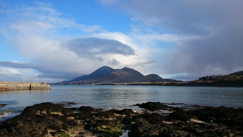 Cruachán Aighle, or Cruach Phádraig, a mountain in County Mayo associated with the worship of the Irish deity Lúgh Lámhfhada